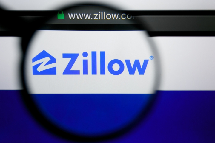zillow logo magnified